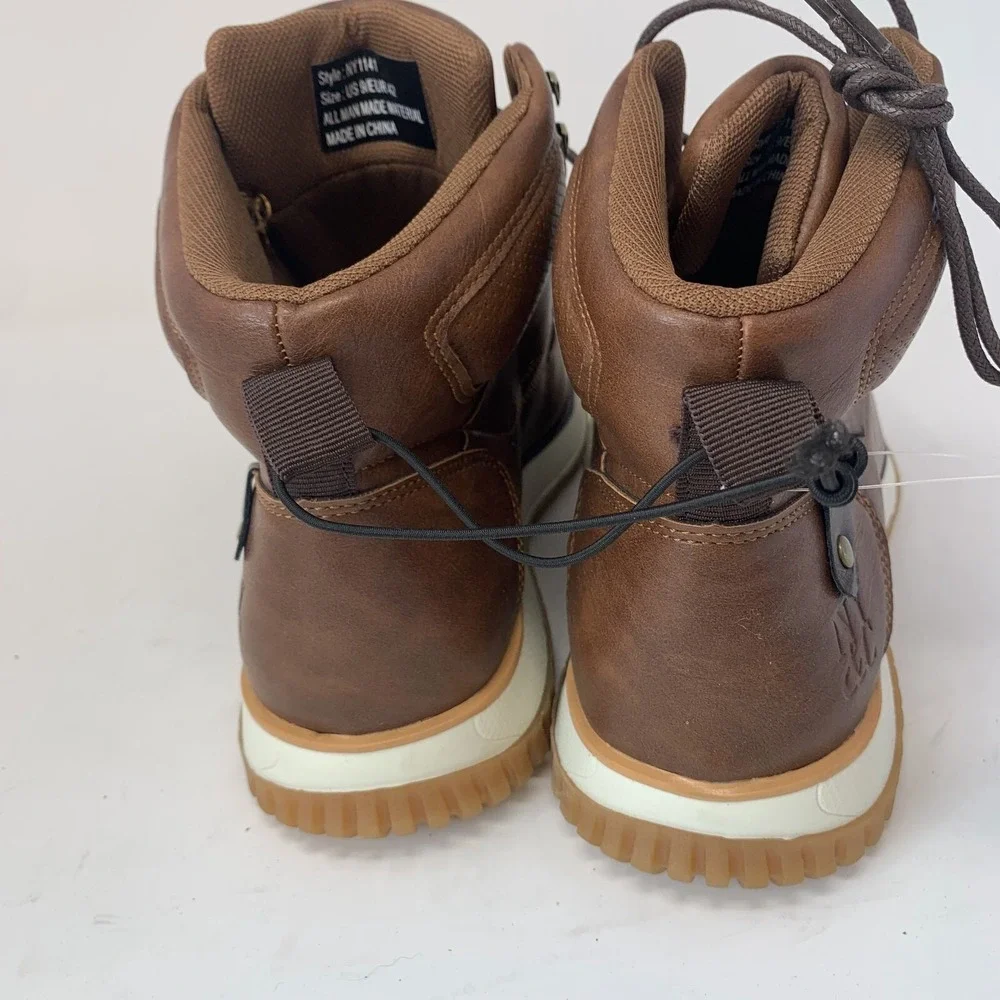 New York‎ & Company Gideon NY1141 Ankle Boots Men's 9 Brown Leather Lace Up 8105